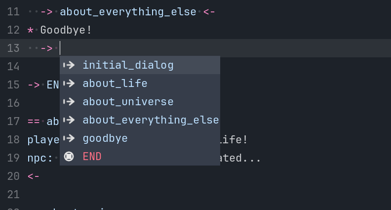 Autocomplete example